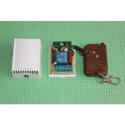 AC 220v 10A relay 1CH wireless RF Remote Control Switch Transmitter Receiver