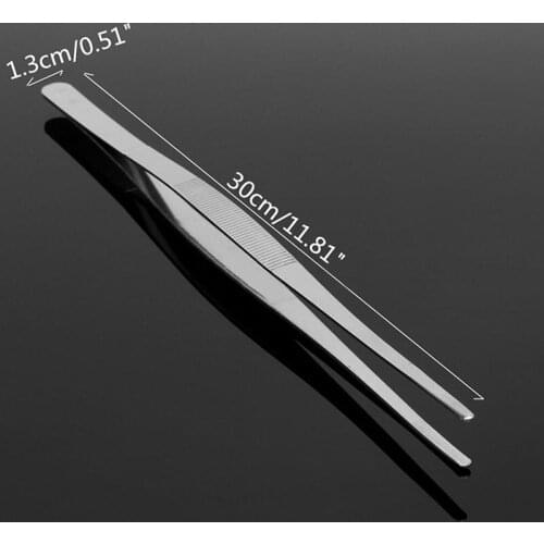 Barbecue Tongs Food Tongs Food Clip Kitchen Gadgets Stainless Steel Churrasco Tweezers Plastic Clip Buffet BBQ Restaurant Tools