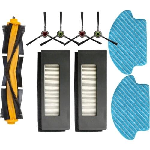 Replacement Side Brush HEPA Filter Roller Brushes for ECOVACS DEEBOT DE55 DE53 DE6G Spare Parts Accessories Mop Cloth Pad Rags