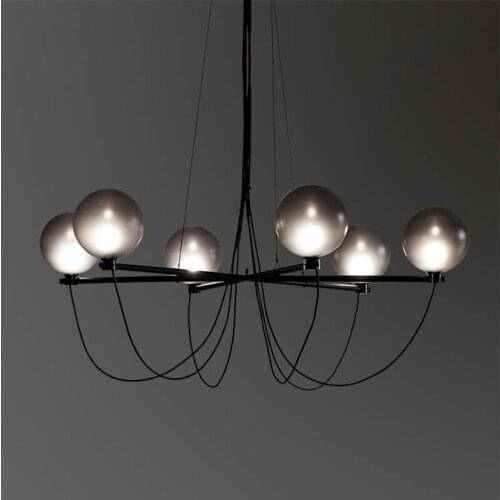 Modern Descor Chandelier Decor Living RoomGlass Ball Chandelier Suspension Branch Light Fixture