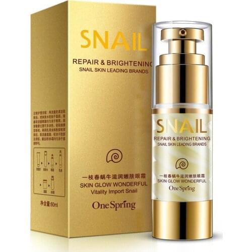 Snail moisturizing rejuvenating eye cream moisturizing and firming around the eyes to remove eye bags and eye wrinkles Eye care