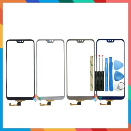 High Quality 5.84" For Huawei P20 Lite Nova 3E Touch Screen Digitizer Front Glass Lens Sensor Panel Black White Gold Blue