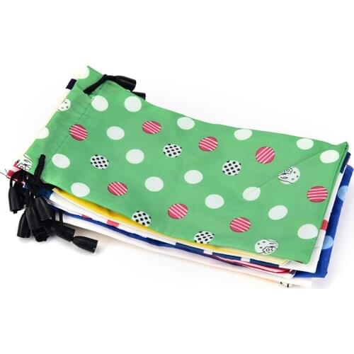 Colorful Glasses Case Cloth Sunglasses Bag Glasses Pouch 6 Colors Eyewear Accessories 5Pcs
