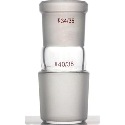 Glass Reducing Adapter from 40/38 to 34/35,Lab Chemical Glassware