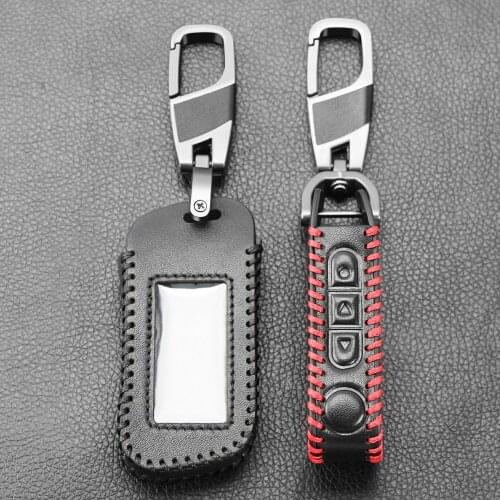 Car Styling Accessories Key Cover Case For Starline A93 A63 Russian Version Two Way Car Alarm LCD Remote Control Keychain