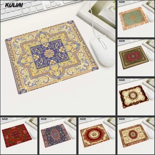 XGZ Russia Free Shipping Hot Sale Lowest Price Small Size Rubber Mouse Pad Persian Carpet Home Office PC Laptop MousePad Mats