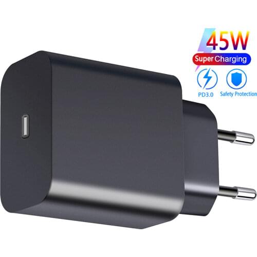 USB Type C Fast Charger 45W QC4.0 QC3.0 PD Charger USB Charger Quick Charge or iPhone 11Pro X Xs 8 Max Samsung Xiaomi Huawei