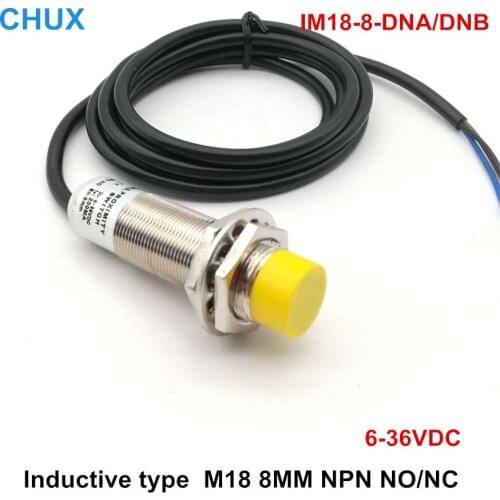 Motion Sensor 8mm IM18-8-DNA DNB NPN NO NC 6-36V DC Inductive Proximity Sensor Switch