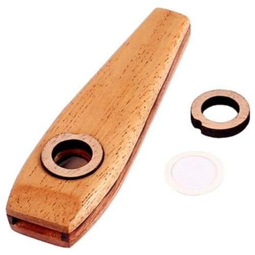 Wooden Kazoo Exquisite Kids Adults and People Hum Song Musical Instruments Flutes Good Companion for Guitar Accompany Party
