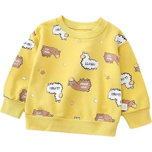 Toddler Cartoon Costume New Spring Autumn Children Fashion Clothes Baby Boys Girl Casual T Shirt Kids Infant Cotton Clothing