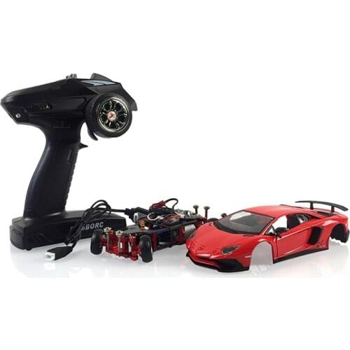 HGM TOYS RTR 1/28 HGD1 RWD Drift Racing RC Car with Carbon Fiber Outdoor Gifts For Boys DIY Model Lamborghini LP750 TH19529-SMT5