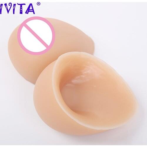 IVITA 1600g Artifical Silicone Breast Forms Fake Boobs Cup E for Crossdresser Transgender Shemale Mastectomy False Fake Breasts