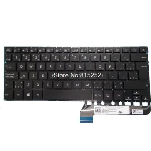 Laptop Keyboard For ASUS 0KNB0-2624CB00 0KN0-UH1CB13 NSK-WB7BU 2M 9Z.NBXBU.72M R1.0 Canada CA BLACK Without frame
