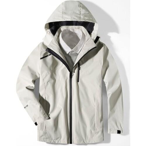 Outdoor Sport Rain Jacket Men Windbreaker Coat Large Size Waterproof Hiking Jacket Men Climbing Camping Hunting Clothes