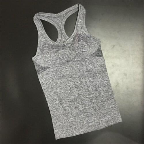 5 Colors Summer Women Sports Vest Quick Dry Loose Gym Tank Tops Gym Fitness Sport Sleeveless Vest Singlet for Running Vests