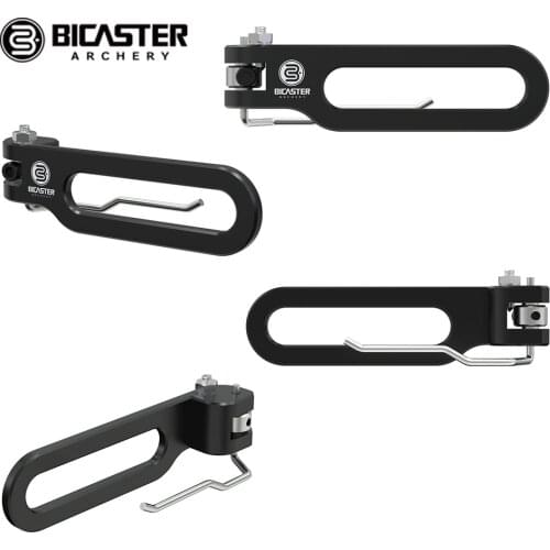 BICASTER Magnetic Arrow Rest Aluminum Alloy Adjustable Backside Archery Rest for Recurve Bow Barebow