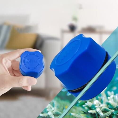 Aquarium Magnetic Brush Glass Floating Algae Scraper Curve Glass Cleaner Mini Scrubber Tool Fish Tank Glass Cleaning Magnet New