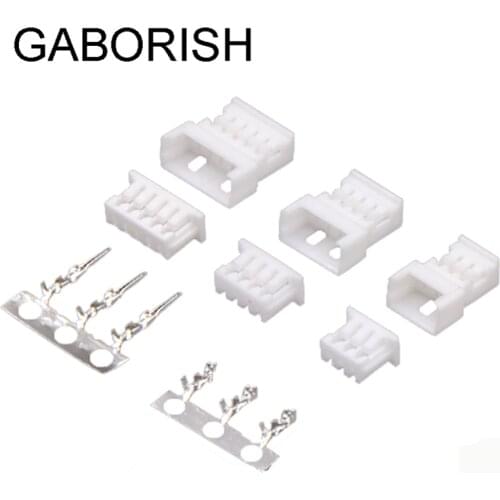 Micro JST 1.25mm C1251 2-Pin Female ,Male Connector Plug & Crimps x 100 Sets