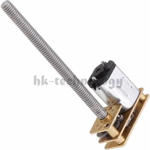 GA1024 N20 M4*55 Screw Axle Axis DC Gear Motor 6V 12V 30-1000RPM Linear Electric Miniatura Motor for Home Fan Car Hobby Toy