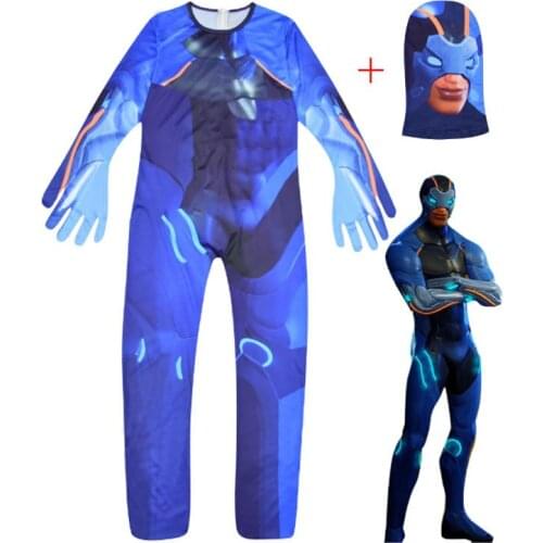 New Fortress cos party modeling childrens role-playing bodysuits in the big boy cartoon performance eating chicken game costume