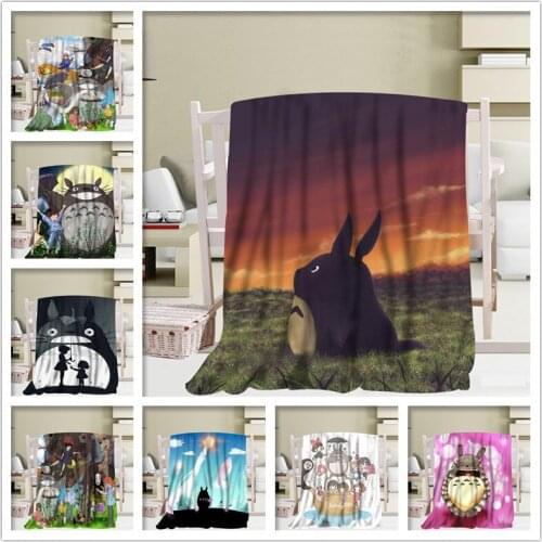 New Arrival Totoro Blankets 3D Printing Soft Blanket Throw On Home/Sofa/Bedding Portable Adult Travel Cover Blanket