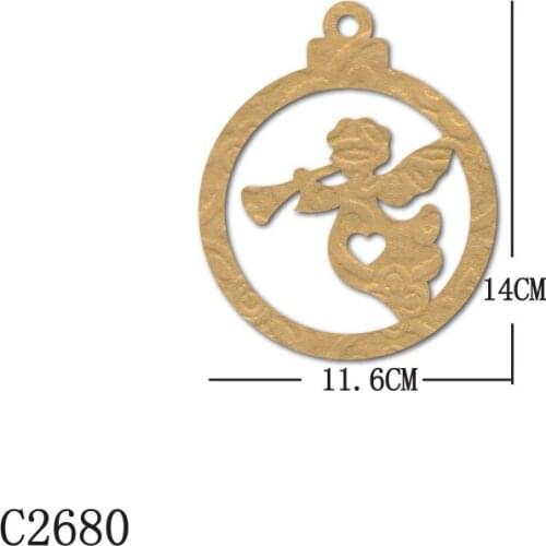New Angel pendant Wooden Die Scrapbooking C2680 Cutting Dies Multiple Sizes