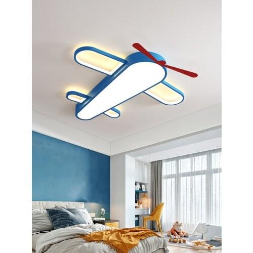 Kids room ceiling lights Bedroom lustre Children room aircraft light fixture Indoor House decoration salon Lamp modern lighting