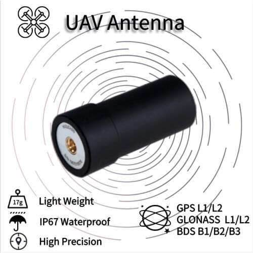 RTK Gnss Antenna Single-frequency Small Size for UAV Positioning Handheld Device