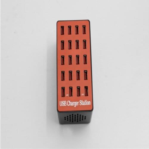 USB Mobile Phone Smart Charger 20 Ports 20A Multi-port OEM Smart Protection Multi-port Support