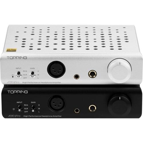 TOPPING A30Pro Headphone Amplifier NFCA 4PIN XLR 4.4mm+6.35mm output SE BAL pass through RCA Balanced input 250 Class A Amp