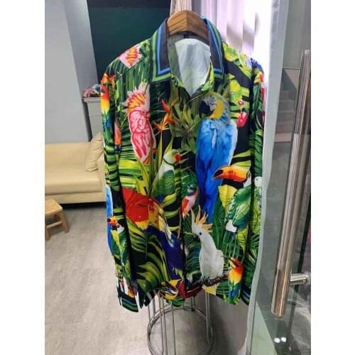 YK11540 Fashion Mens Shirts 2020 Runway Luxury famous Brand European Design party style Mens Clothing