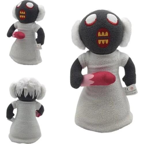 25cm Horror Game Halloween Granny Cartoon Movie Plush Stuffed Animals Dolls Collectible Toys Gifts For Children