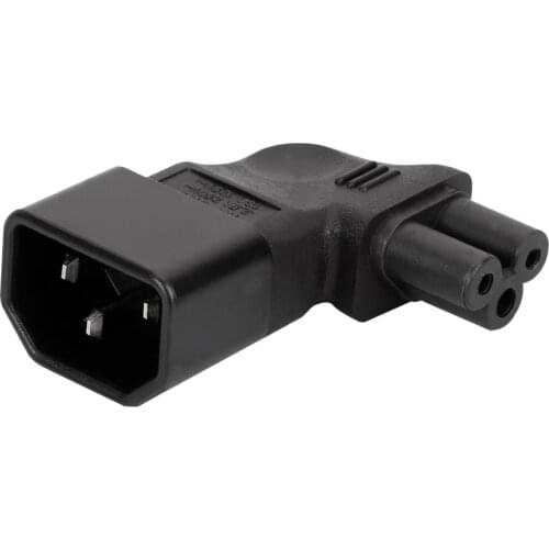 IEC320-C14 To IEC 320 C5 Female Clover Power Cord Power Cable Adapter For Laptop Power Supply Scanner Printer, 10A-16A 250V