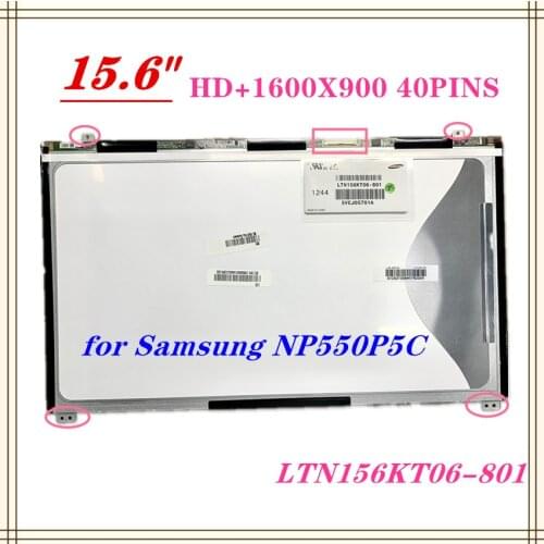 Free shipping 15.6" LCD Screen LTN156KT06-801 LTN156KT06-B01 for Samsung NP550P5C Np700z5c Laptop LED Display matrix