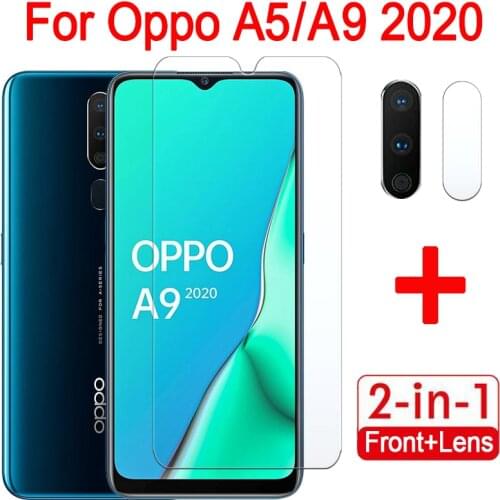 For oppo a9 phone case a5 a 5 9 2020 protective cover A11x 5a 9a with camera protector lens oppoa5 oppoa9 glas safety len 2 in 1
