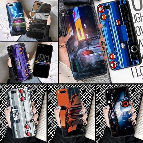 JDM Japanese car Phone case For Xiaomi Mi Max Note 3 A2 A3 8 9 9T 10 Lite Pro Ultra black silicone hoesjes art Etui pretty