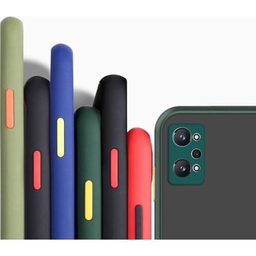 Matte Hard Case For Realme 7 5G Case Realme 7 Pro 6 V5 Cover Soft TPU Frame Protective Phone Bumper For OPPO Realme 7 5G Funda