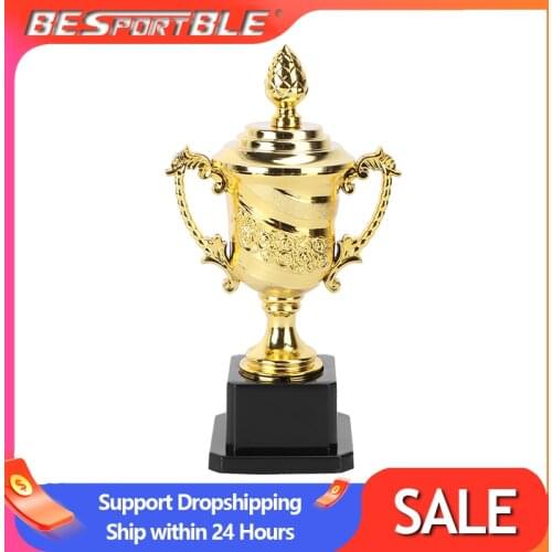 Children Plastic Trophy Kids Sports Competitions Award Toy With Base For School Kindergarten