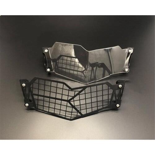 For BMW F750GS F850GS 2018-ON Headlight Protection Stainless Steel Electro-polished/ black /transparent /Grille mesh