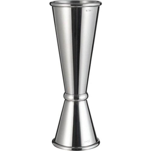 Premium Greenhill Double End Cocktail Jigger, 25/50 ml & 1/2 oz with Inside Markings, 18/8 Stainless Steel Barware