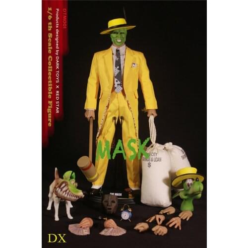 1/6 Collectible Figurine 12" Action Figure Doll The Mask Stanley Modern Man Jim Carrey Plastic Model Toys Gift