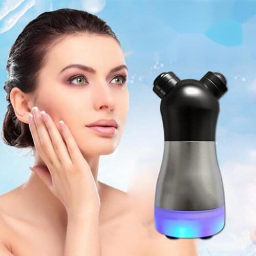 Hypoallergenic platinum probe body beauty instrument household myoelectric stimulation skin tightening device color light design