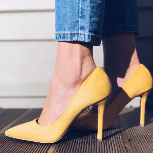 HanDuEKe Suede Pumps
