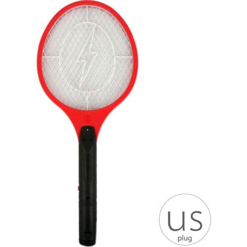 Top Selling EU/US Plug Mosquito Fly Swatter Killer Electric Bat Handheld Insect Bug Zapper Household Mosquito Bug Zapper New