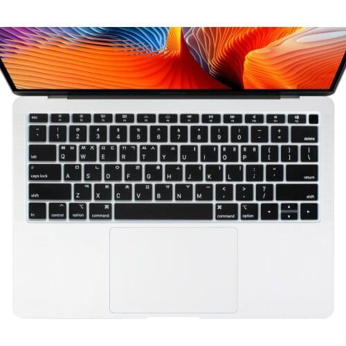 Korean Keyboard US Version Silicone keyboard cover for Apple macbook Air 13 2019 2018 A1932 for Macbook Air 13.3 inch Skin Film