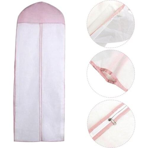 Suit Coat Clothes Hanging Garment Dress Clothes Suit Coat Dust Cover Storage Bag Pouch Case Organizer Wardrobe Hanging