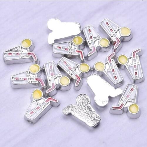 F89 Lemon Drink Cup Floating Locket Charms Drink Charms For Glass Living Locket 6*8mm