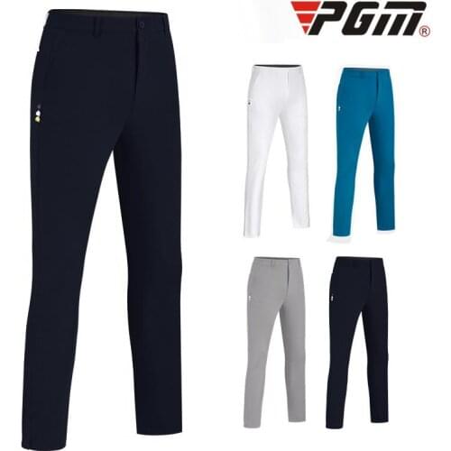 2020 New PGM Golf Pants Mens Summer Breathable and quick-drying Pants with Lower Elastic Belt and Plug-in tee Slim trousers