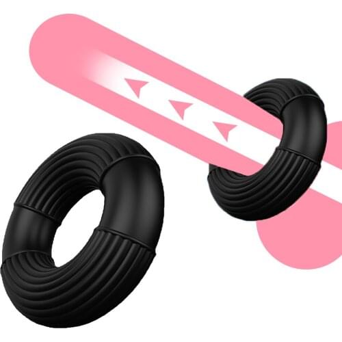 Silicone Penis Ring Foreskin Lock Ring Male Masturbator Penis Exerciser Delay Ejaculation Cock Rings Sex Toys for Men