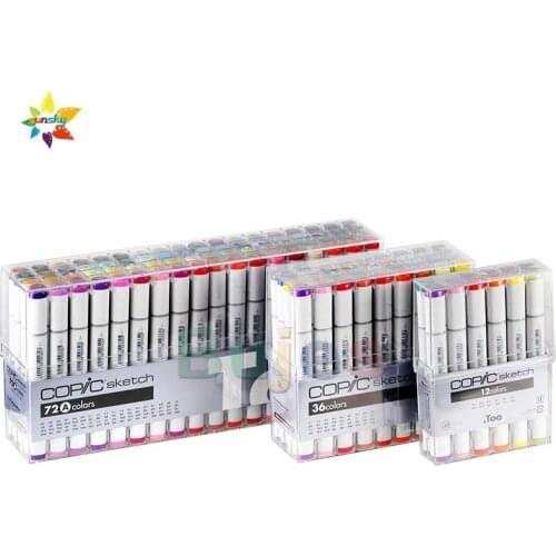 Japan Original Copic Markers Set Ciao 3 Design Art Markers Alcohol-Based Twin Tip Japan Soft Head Drawing Painting supplies